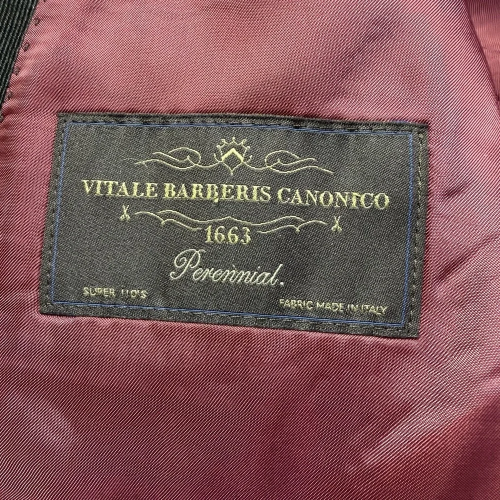 Suit Supply New Verona Tuxedo Jacket Mens 40R Black Vitale Barberis Canonico